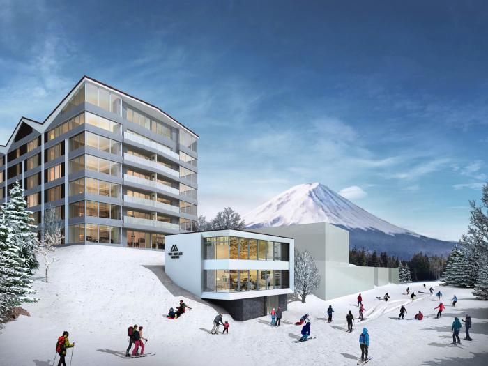Hotel on ski slope
