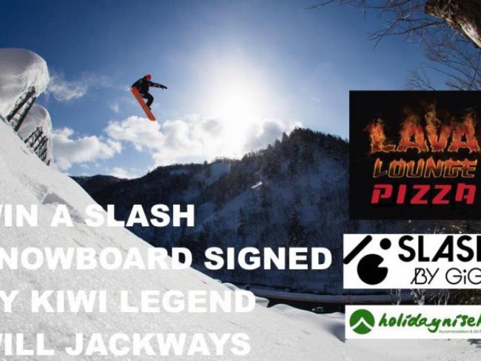 Holiday Niseko, Lava Lounge snowboard give away