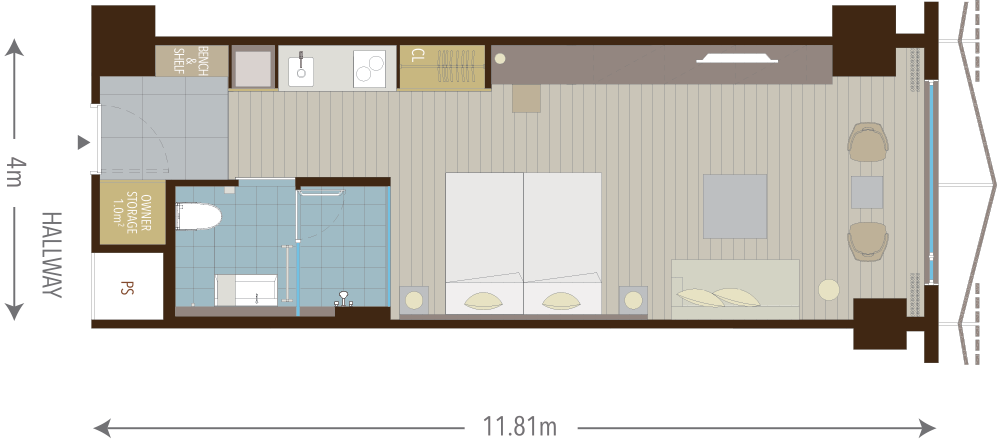 Studio floor plans