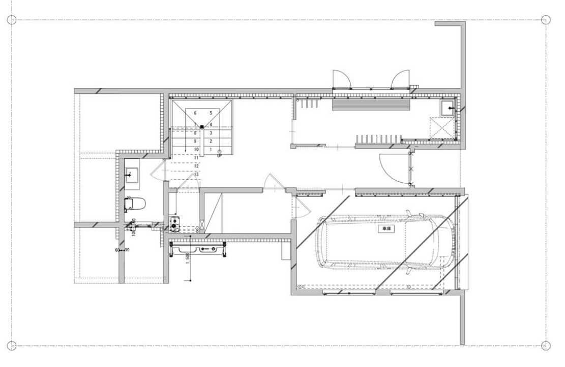 Ground floor and garage floor plan