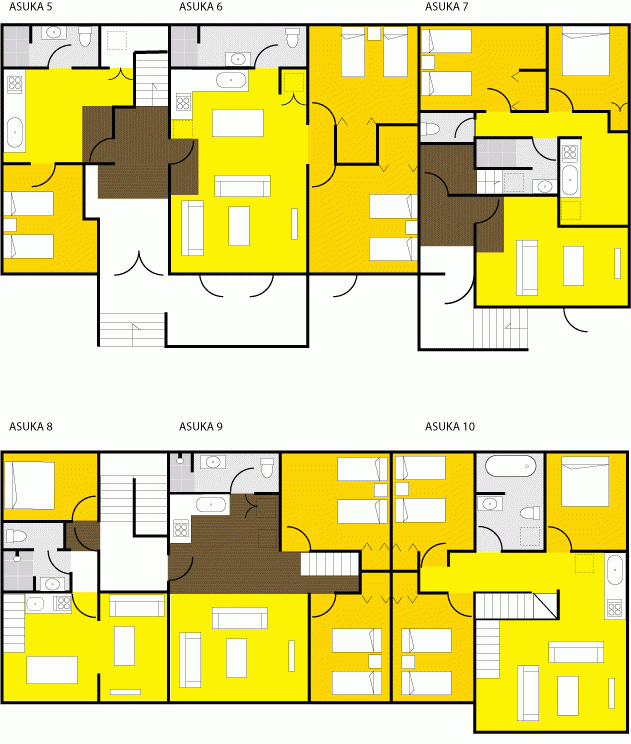 Asuka floor plans 1
