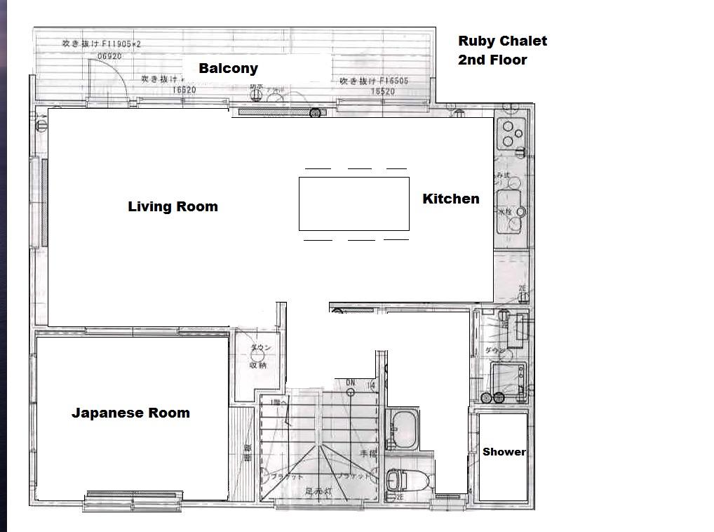 Ruby Chalet floor plans