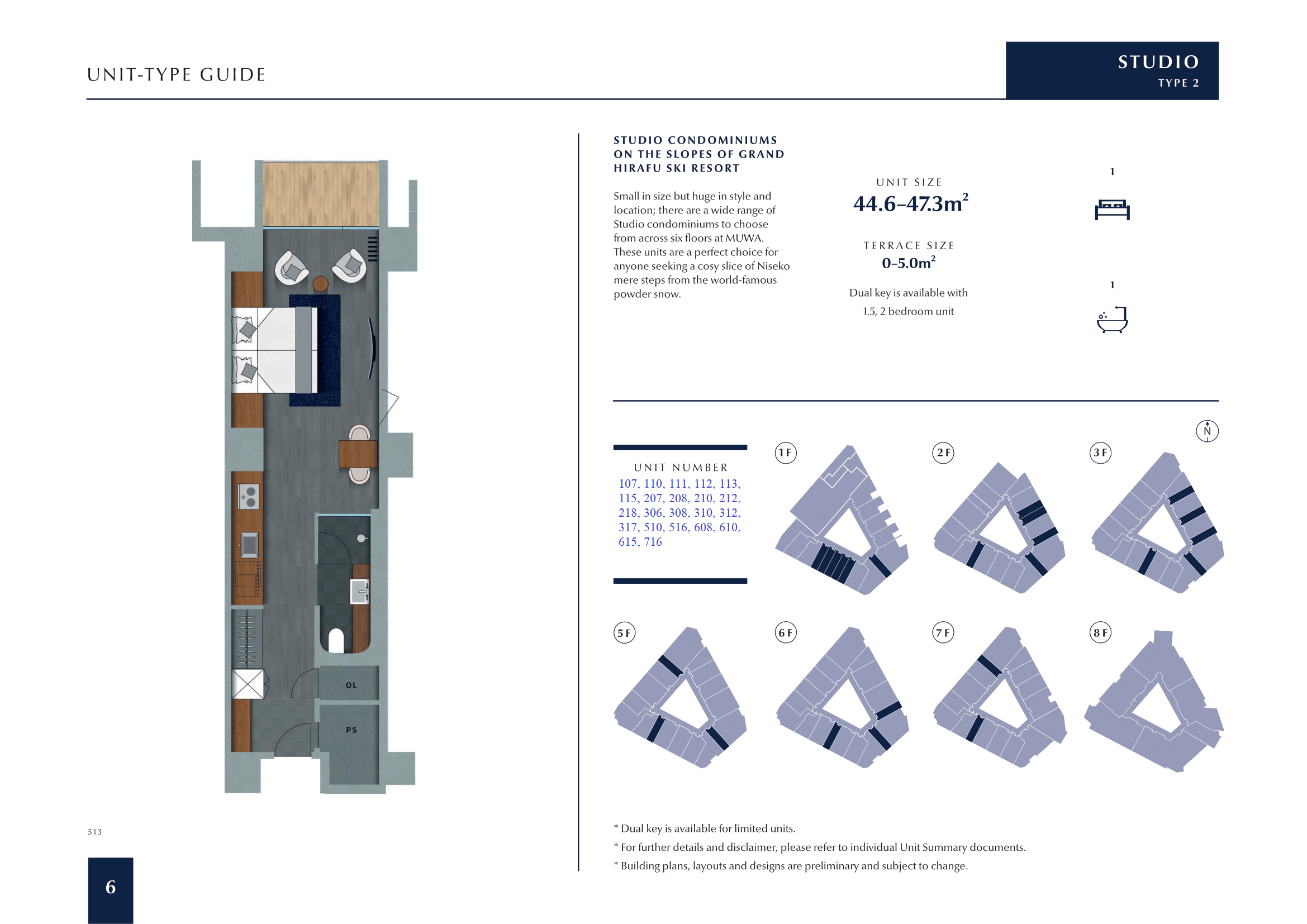 Muwa Niseko Deluxe Twin Floor Plan
