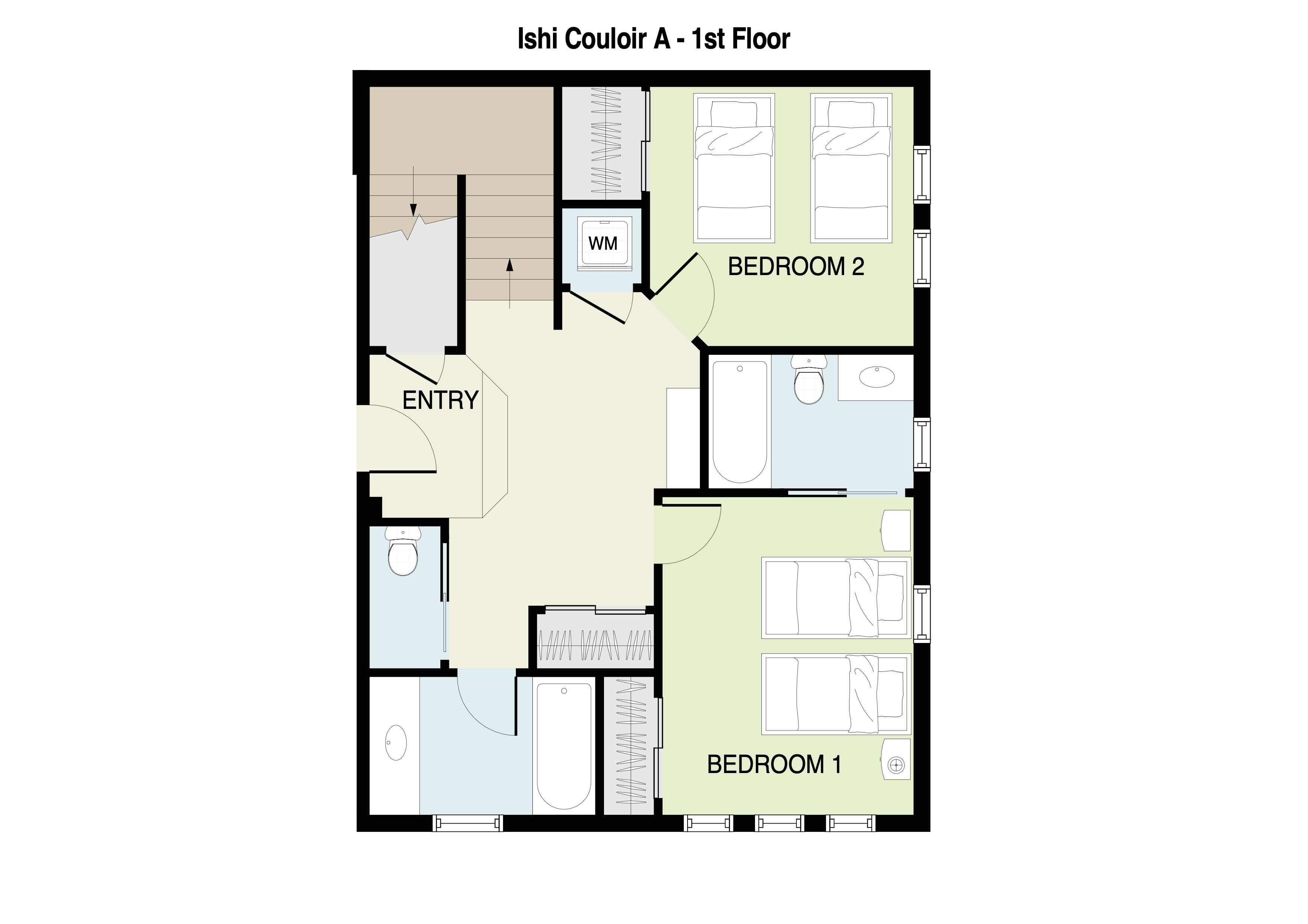 Ishi Couloir A First Floor Plan