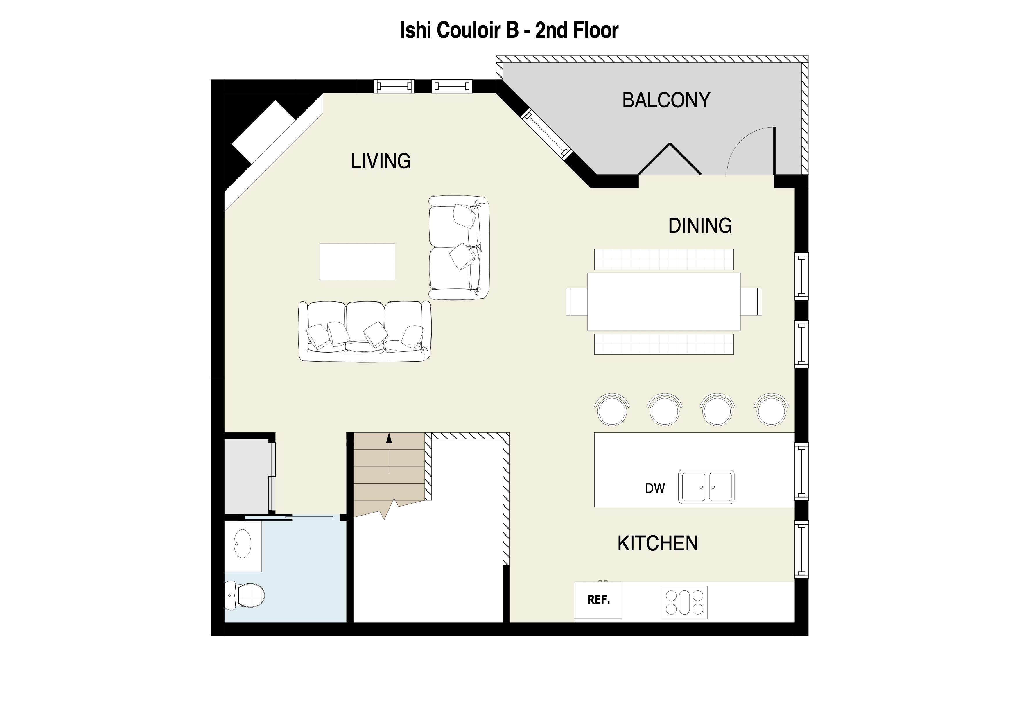 Ishi Couloir A Second Floor Plan