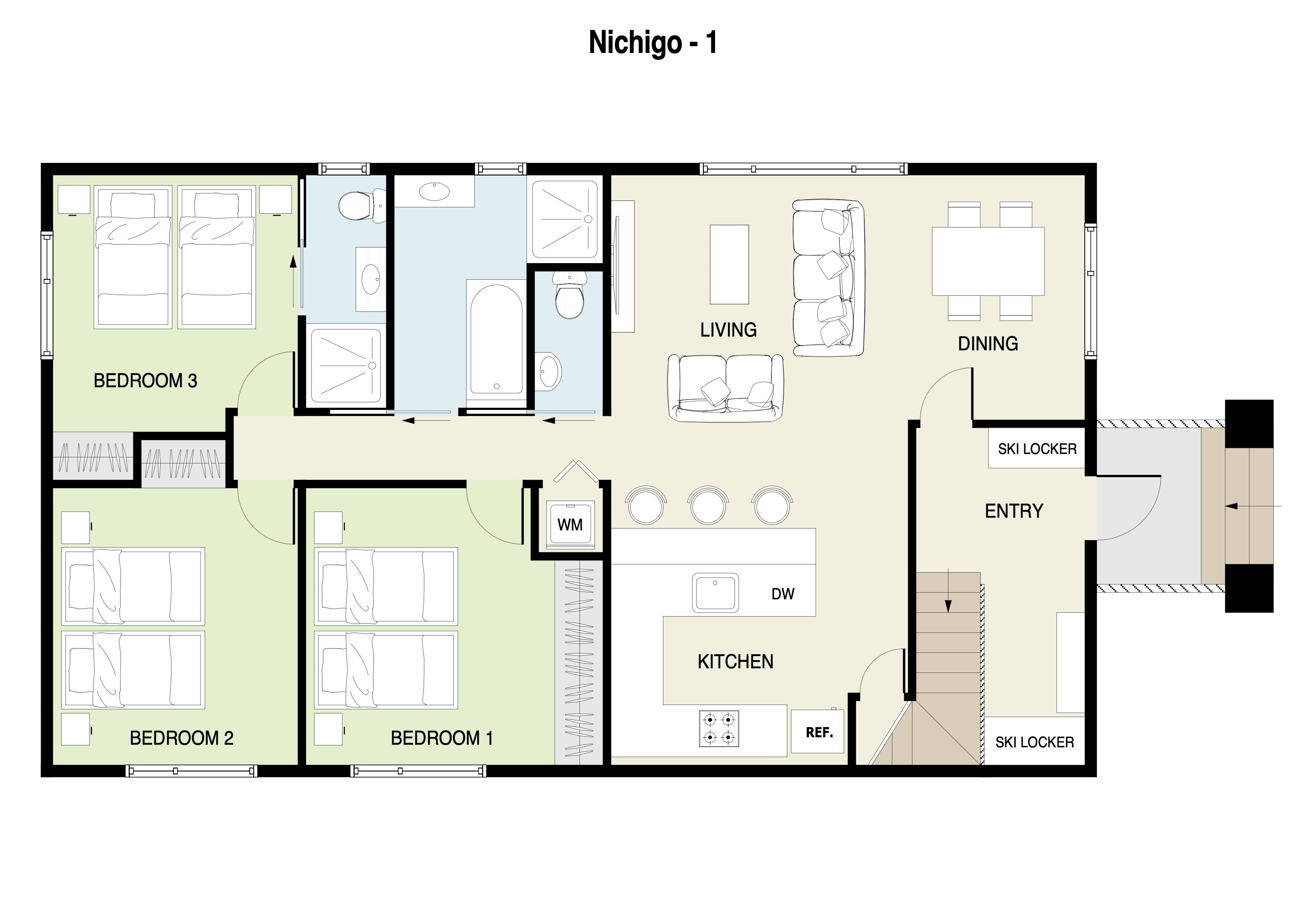 Nichigo 1 floor plans