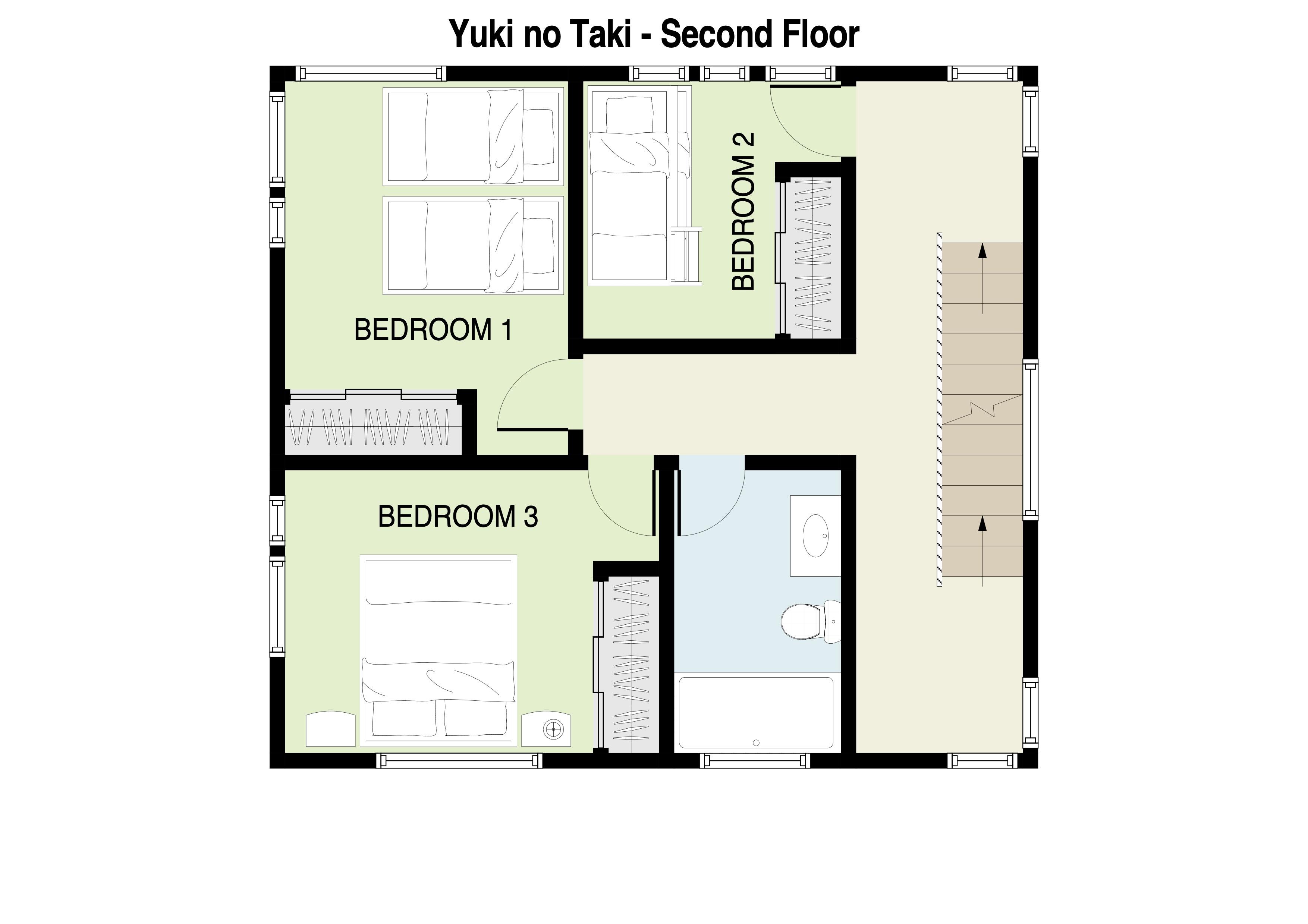 Yuki no Taki 2nd Floor Plan