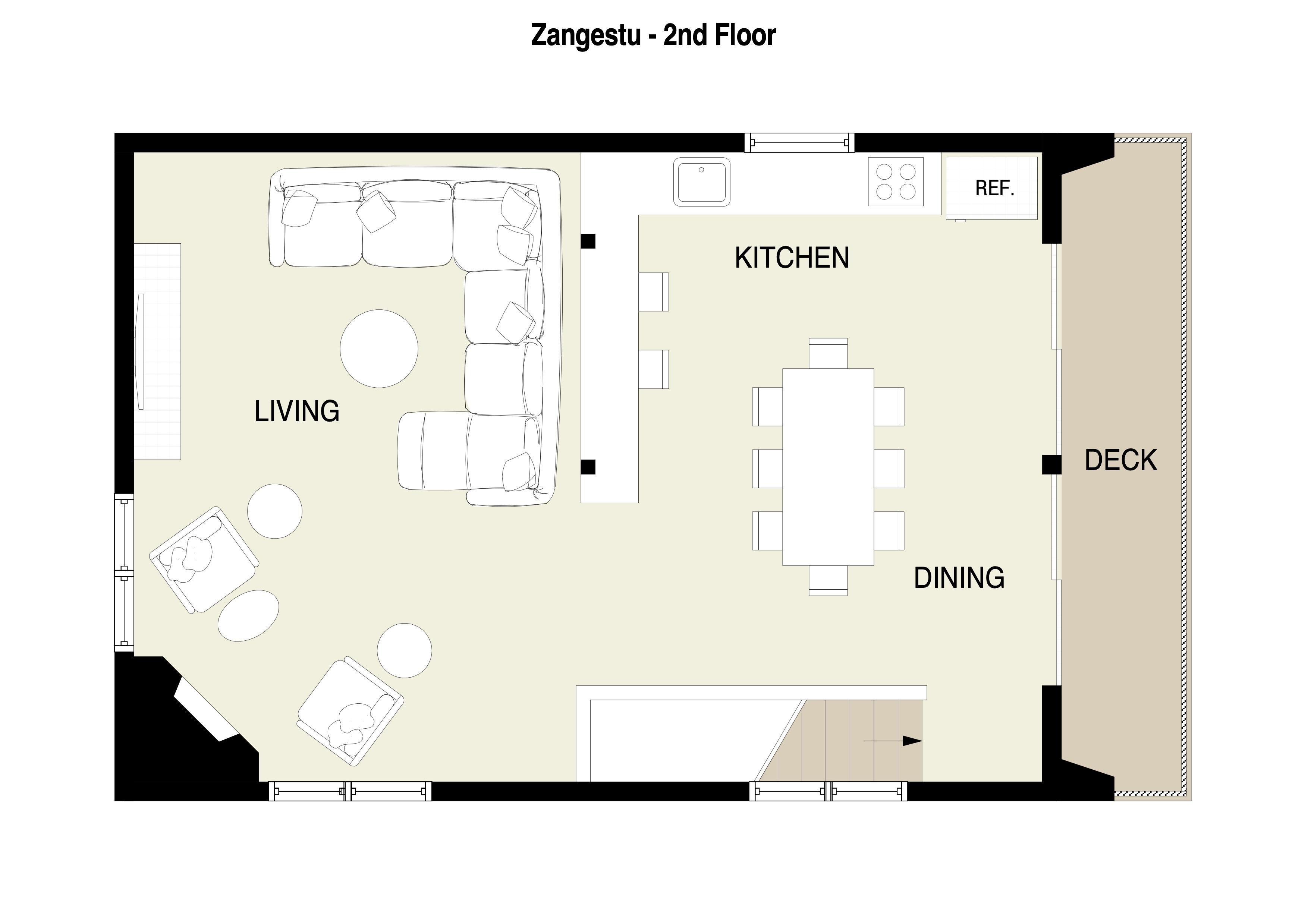 Zangestu 2nd Floor Plan