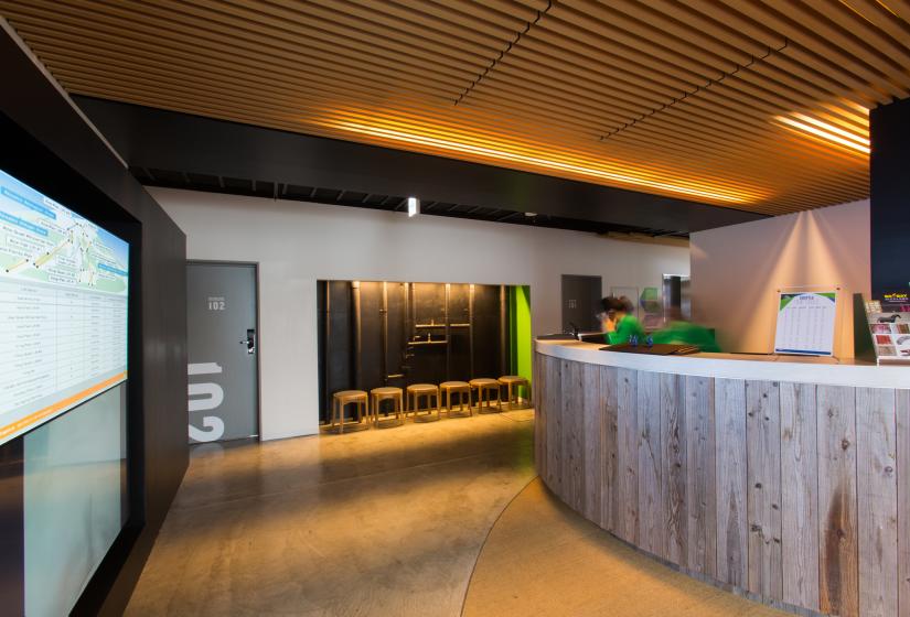Reception area