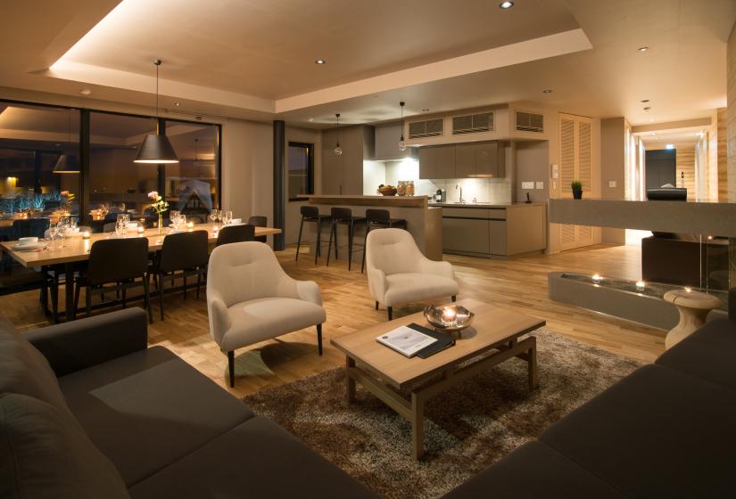 View of lounge through to kitchen
