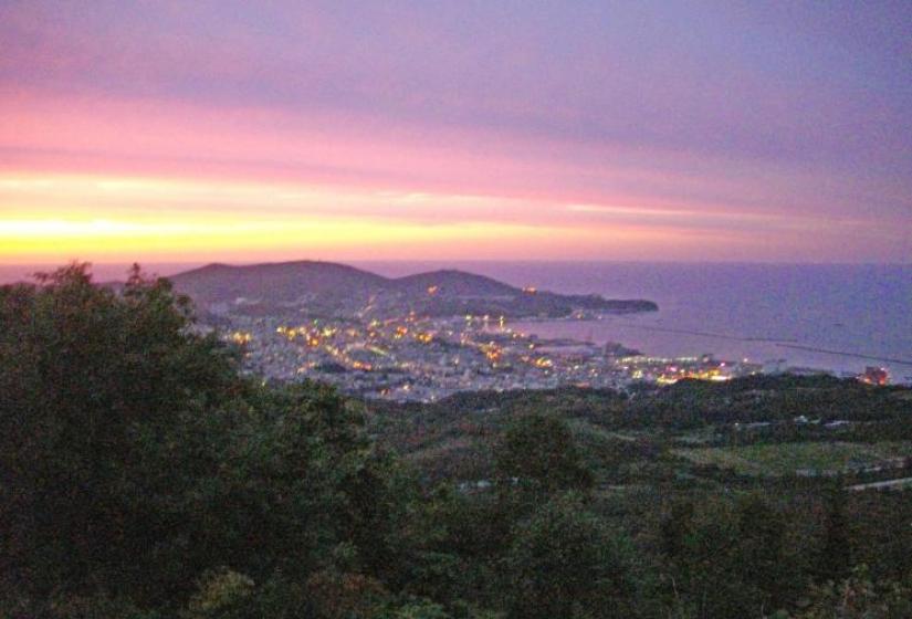 Otaru city. A popular day trip from Niseko