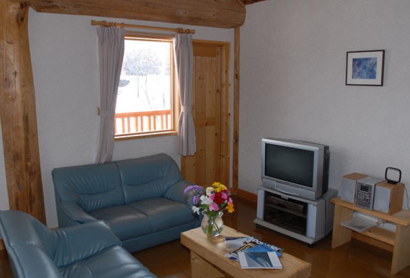 couches with coffee table and tv