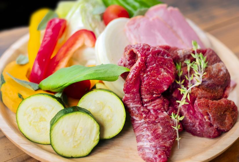 ニセコの新鮮な野菜と美味しいお肉でBBQ!
