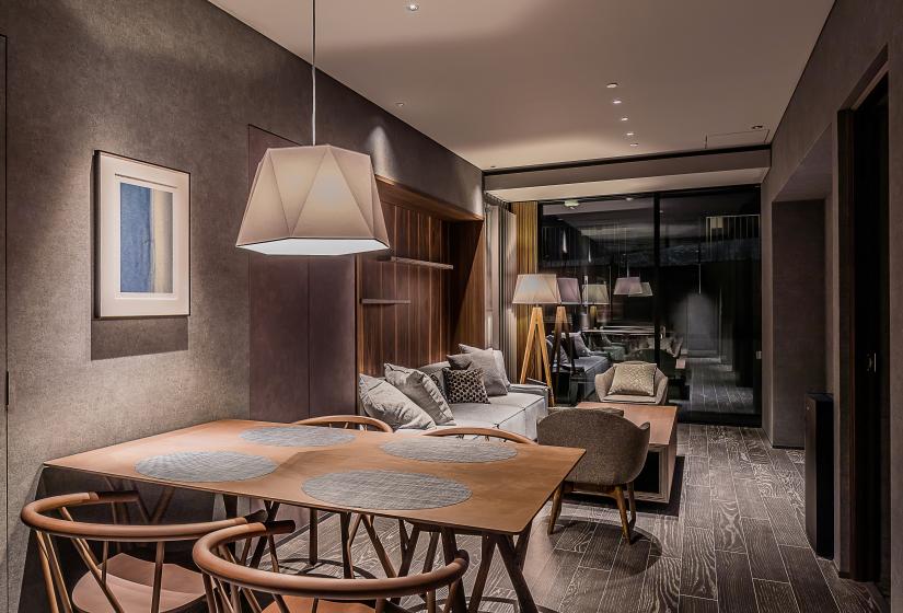 Ski in ski out living area