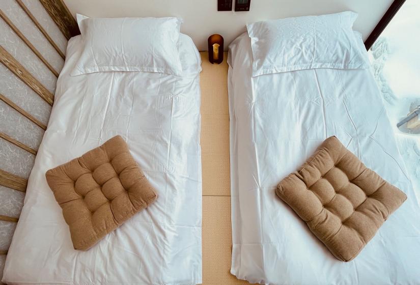 Two futon beds
