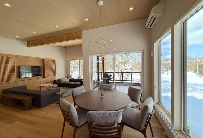 Around dining table